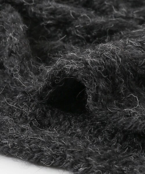 URBAN RESEARCH Sonny Label（アーバンリサーチサニーレーベル）の「HIGHLAND 2000　アルパカヘッドバンド（ヘアバンド・レディース・WHITE/CHARCOAL/CAMEL・one）」の10枚目の写真