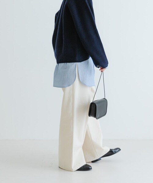 URBAN RESEARCH（アーバンリサーチ）の「チノワイドパンツ（チノパンツ・レディース・BEIGE/NATURAL・36/38）」の8枚目の写真