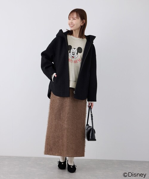 ROPE' PICNIC（ロペピクニック）の「MICKEY MOUSE/プリントスウェット（スウェット・レディース・キナリ/グリーン・38）」の13枚目の写真