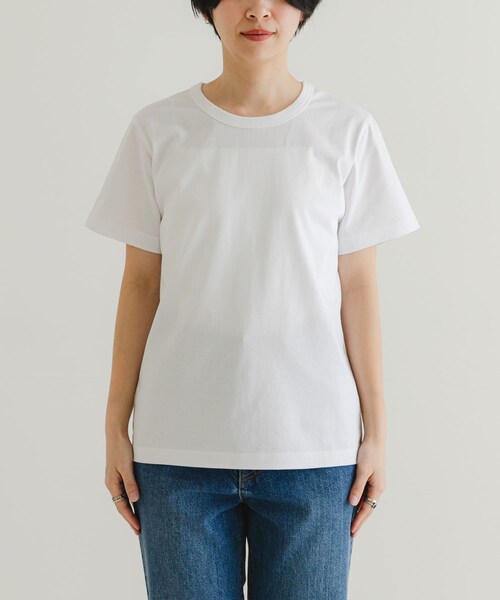 URBAN RESEARCH(アーバンリサーチ)の「『UR TECH』ベーシックTシャツ(Tシャツ/カットソー・レディース・WHITE・1/2/3)」の6枚目の写真