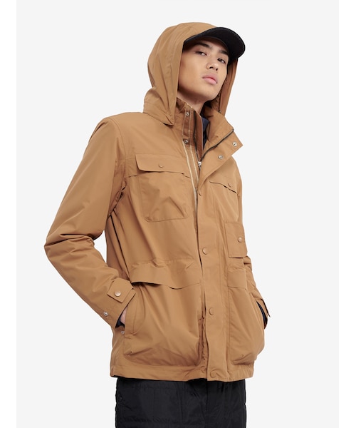 MTD 防水 防風 透湿 マルチポケットワークフーデッドジャケット