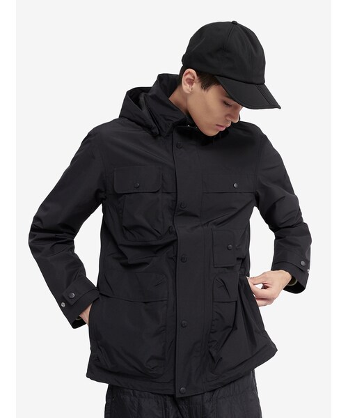 スポーツ用ジャケット フード付き ブラック アディダス（adidas）（メンズ）プレミアム スポーツ 圧着加工フリース