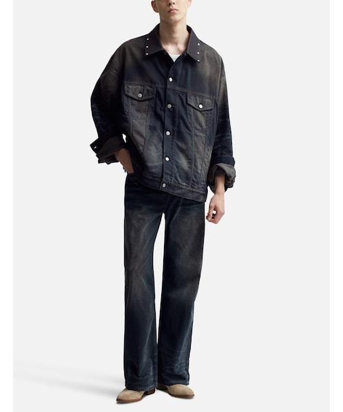 Acne Studios ダークデニム Gジャン EUR M Acne Studios - Denim jacket - Relaxed fit - Black