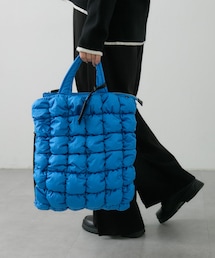 イアパピヨネ【美品】もこもこ　ブロックトートバッグ　Ｓ もこもこブロックトートバッグS ¥12,100（Tax in） color: black