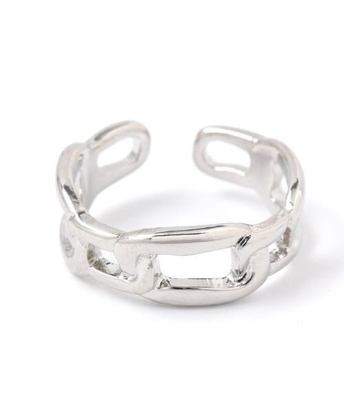 LAKOLE（ラコレ）の「[MENS]チェーンテイストリング（アクセサリー・メンズ・シルバー(01)・F）」の3枚目の写真