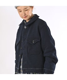 【美品】45R　フォーティーファイブアール　北海道本裏毛のPブルゾン 45R（フォーティファイブアール）の「北海道本裏毛のアニーブルゾン