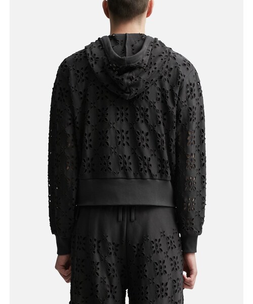 ジャケット・アウター MASU 24AW FLOWER HOLE ZIP-UP SWEAT PARKA 楽天市場】MASU／エムエーエスユー／FLOWER HOLE ZIP-UP SWEAT PARKA