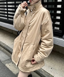 mystic（ミスティック）の「フェイクスエードミドルコート（）」 - WEAR