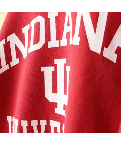 --（--）の「80s 90s USA製 Taylor INDIANA UNIVERSITY プリント スウェット レッド メンズM アメリカ古着（スウェット・レディース・レッド・M）」の3枚目の写真