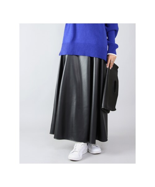 and it_(アンドイット)の「フェイクレザーフレアスカート M(その他・レディース・その他)」の13枚目の写真