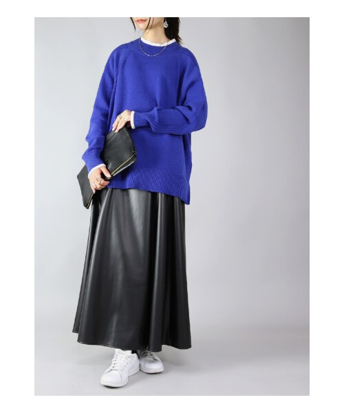 and it_(アンドイット)の「フェイクレザーフレアスカート M(その他・レディース・その他)」の12枚目の写真