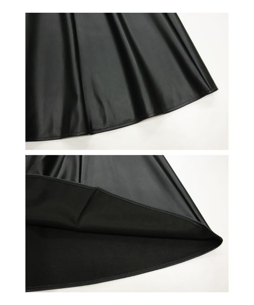 and it_(アンドイット)の「フェイクレザーフレアスカート M(その他・レディース・その他)」の17枚目の写真