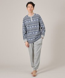 TAKEO KIKUCHI（タケオキクチ）の「フェアアイル長袖ヘンリーパジャマ（その他）」