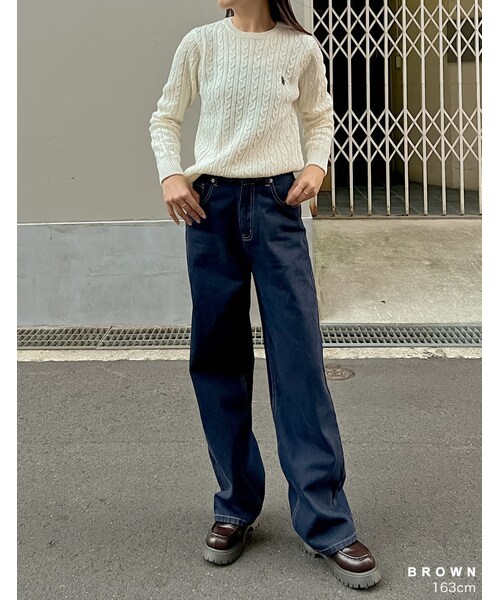 Re:EDIT(リエディ)の「レースアップローファー - シューズ通販 | 人気レディースファッション - Re:EDIT(リエディ)(その他・レディース・ブラック/ブラウン・S(23.0cm相当)/M(23.5cm相当)/L(24.0cm相当)/LL(24.5cm相当))」の15枚目の写真