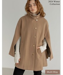 Re:EDIT（リエディ）の「マルチウェイポンチョ風ミドルコート - ジャケット/アウター通販 | 人気レディースファッション - Re:EDIT（リエディ）（その他）」