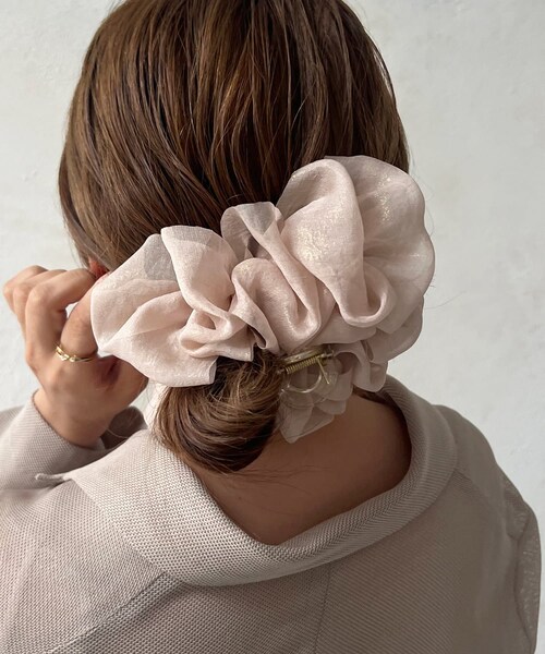 Lattice（Lattice）の「シアークリップ（バレッタ/ヘアクリップ・レディース・アイボリー/ピンク/グレー/ブラック・FREE）」の4枚目の写真