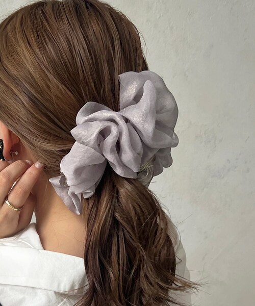 Lattice（Lattice）の「シアークリップ（バレッタ/ヘアクリップ・レディース・アイボリー/ピンク/グレー/ブラック・FREE）」の3枚目の写真