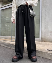 CIAOPANIC TYPY | ウールライクスラックスイージーパンツ(スラックス)