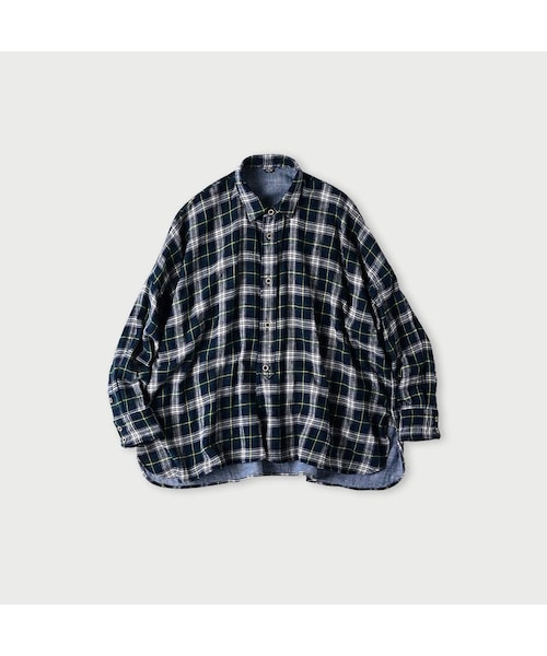 45R 二重織りのビッグシャツ 45R（フォーティファイブアール）の「二重織のビッグシャツ（）」 - WEAR