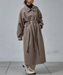 COLONY 2139 | ベルト付ボリューム袖ステンカラーコート(ステンカラーコート)