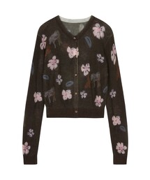 JNBY | Animal & Flower Motif Knit Cardigan(カーディガン/ボレロ)