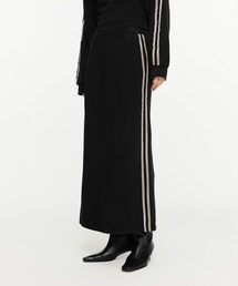 JNBY | Velour Ribbon Sideline Maxi Skirt(スカート)