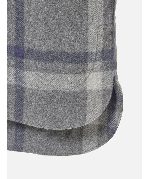 AIGLE（エーグル）の「ウールチェックシャツドレス / シャツワンピース（シャツワンピース・レディース・ミュラーユ チェック (003)・XS/S/M）」の6枚目の写真