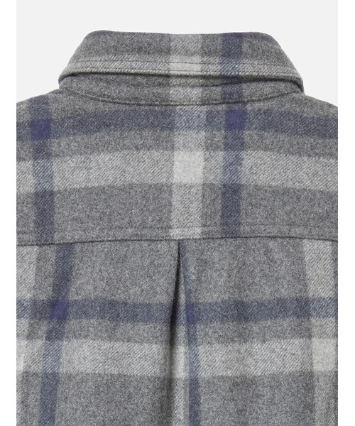 AIGLE（エーグル）の「ウールチェックシャツドレス / シャツワンピース（シャツワンピース・レディース・ミュラーユ チェック (003)・XS/S/M）」の3枚目の写真