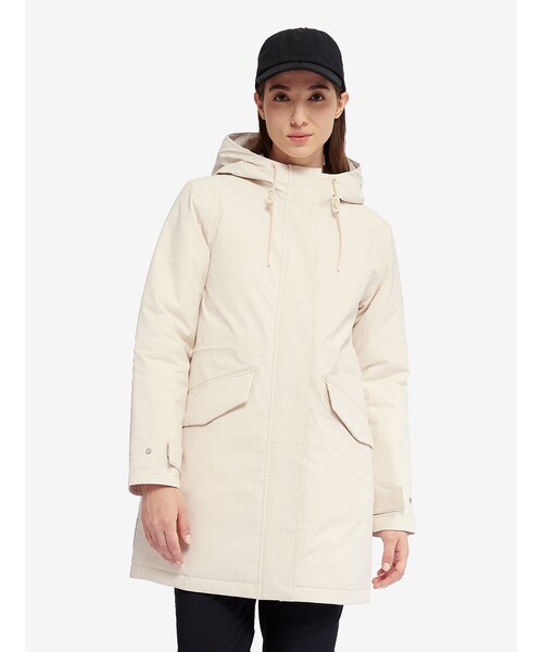 PRIMALOFTダウン GORE-TEX ゴアテックス 防水 透湿 防風 インサレーションフーデッドロングダウンジャケット / パファージャケット