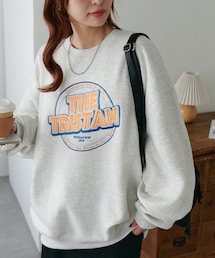 DISCOAT（ディスコート）の「【ユニセックス】サークルロゴ刺繍スウェット（トップス）」