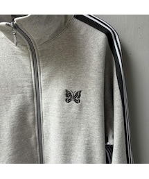 B'2nd 別注 needles トラックジャケット ビーセカンド XL 白 NEEDLES【B'2nd EXCLUSIVE】Track jkt - Cotton Jersey | B'2nd