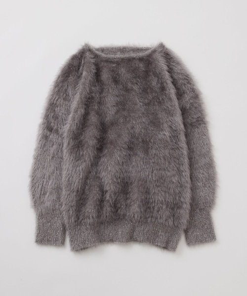 one after another NICE CLAUP（ワンアフターアナザーナイスクラップ）の「オトナの甘ニットワンピ（ワンピース/ドレス・レディース・アイボリー/ピンク/サックスブルー/チャコールグレー/モカ・FREE）」の2枚目の写真