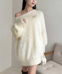 one after another NICE CLAUP | オトナの甘ニットワンピ(ワンピース/ドレス)