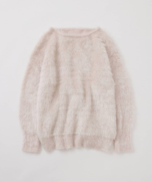 one after another NICE CLAUP（ワンアフターアナザーナイスクラップ）の「オトナの甘ニットワンピ（ワンピース/ドレス・レディース・アイボリー/ピンク/サックスブルー/チャコールグレー/モカ・FREE）」の5枚目の写真