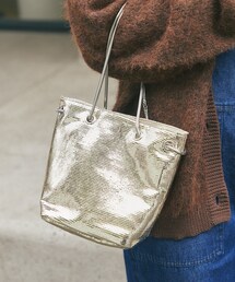 un dix cors | 【cache cache(カシュカシュ)】スネークチェーンメタリックミニバッグ(バッグ)
