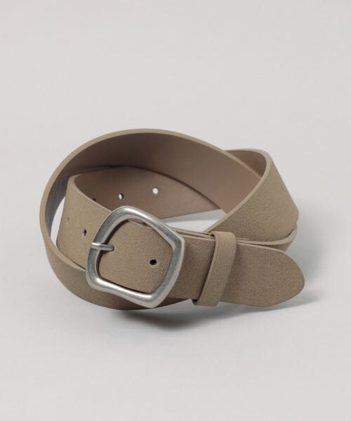 JEANASIS（ジーナシス）の「ヘンケイバックルベルト（ファッション雑貨・レディース・ブラック(09)/ベージュ(50)・FREE）」の2枚目の写真