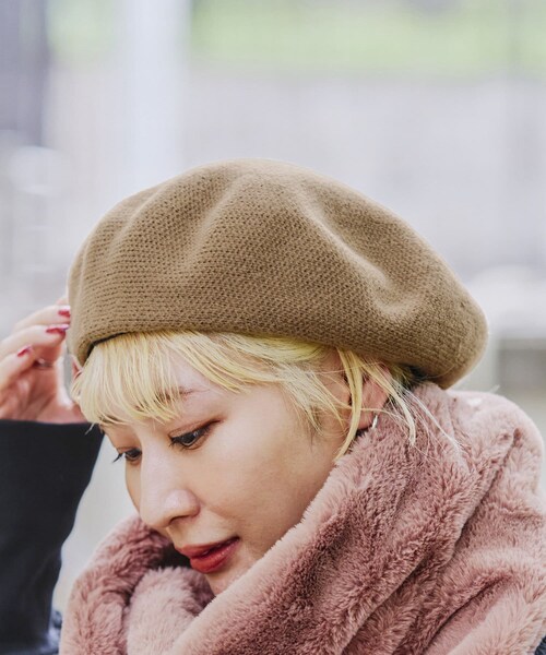 salut!(サリュ!)の「ベレー帽(ハンチング/ベレー帽・レディース・その他/グレー/ブラック・FREE)」の3枚目の写真