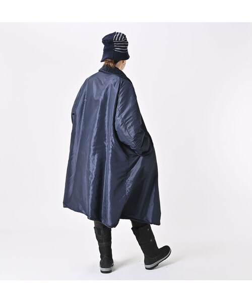 45R（フォーティファイブアール）の「厚ナイロン×ボアの908ショール