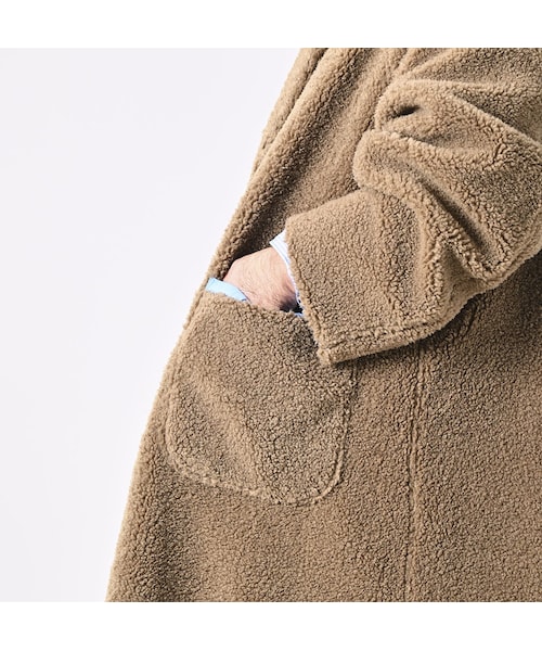 45R（フォーティファイブアール）の「厚ナイロン×ボアの908ショール