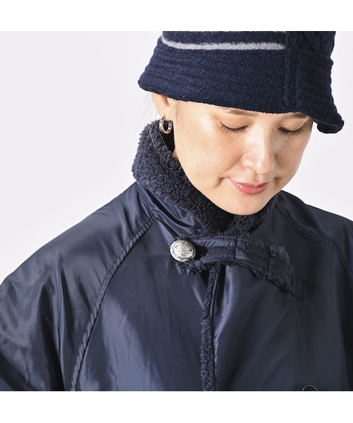 45R（フォーティファイブアール）の「厚ナイロン×ボアの908ショール