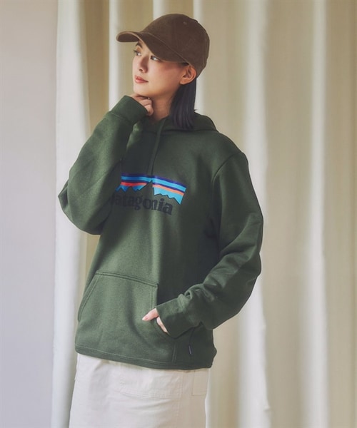 patagonia(パタゴニア)の「Patagonia / P-6 Logo Uprisal 連帽上衣(その他・レディース・白色BCW/綠色TPGN/藏青色NENA・白色BCW/綠色TPGN/藏青色NENA)」の6枚目の写真