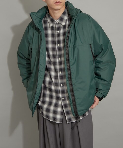 CIAOPANIC(チャオパニック)の「【+phenix/プラスフェニックス】 L-7 DOWN JACKET L-7 ダウンジャケット(ダウンジャケット/コート・レディース・ダークグリーン/グレー/ブラック・S/L/M/XL)」の1枚目の写真