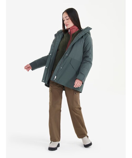 GORE-TEX ゴアテックス DUPONT SORONA中綿 防水 透湿 防風フーデッドダウンジャケット / パファージャケット