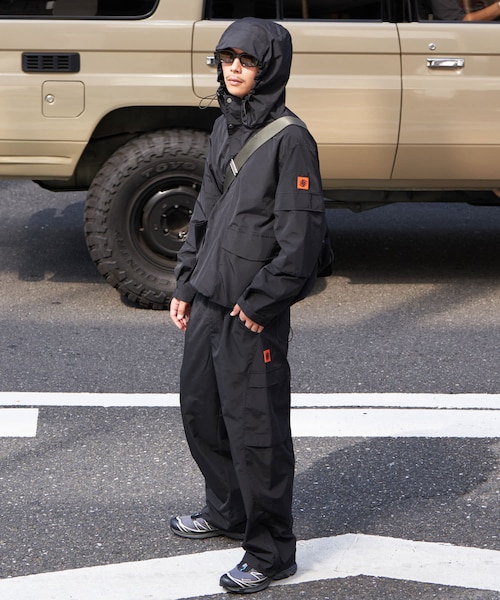 CIAOPANIC（チャオパニック）の「【shoxtaxx企画】【SOURCE POD】Nairon shell jacket（マウンテンパーカー・レディース・グリーン/ネイビー/ブラック・M/L）」の2枚目の写真