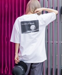 BASEBALL バックプリント半袖Tシャツ