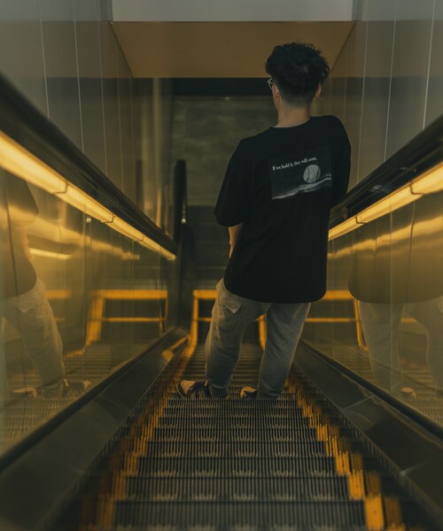 FUNGO TOKYO（ファンゴトウキョウ）の「BASEBALL バックプリント半袖Tシャツ（Tシャツ/カットソー・レディース・ホワイト/ブラック・S/M/L/XL）」の2枚目の写真