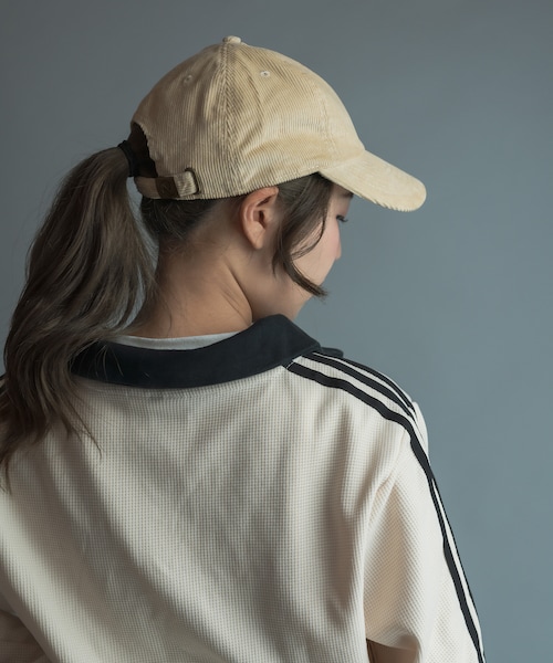 FUNGO TOKYO(ファンゴトウキョウ)の「CORDUROY CAP(キャップ・レディース・ブルー/ベージュ/ブラウン・one)」の3枚目の写真