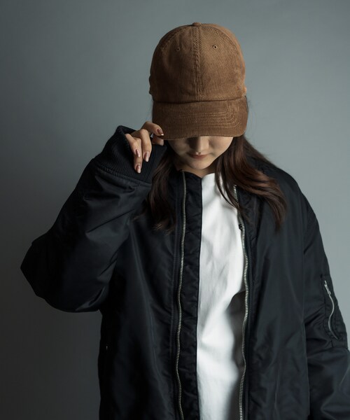 FUNGO TOKYO(ファンゴトウキョウ)の「CORDUROY CAP(キャップ・レディース・ブルー/ベージュ/ブラウン・one)」の2枚目の写真