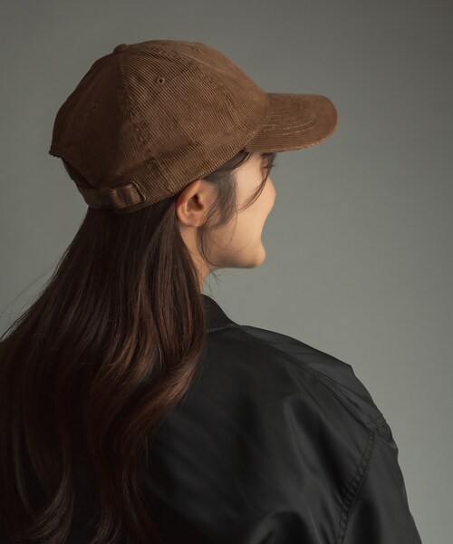 FUNGO TOKYO(ファンゴトウキョウ)の「CORDUROY CAP(キャップ・レディース・ブルー/ベージュ/ブラウン・one)」の4枚目の写真