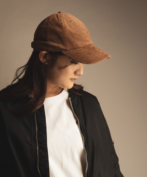 FUNGO TOKYO(ファンゴトウキョウ)の「CORDUROY CAP(キャップ・レディース・ブルー/ベージュ/ブラウン・one)」の5枚目の写真